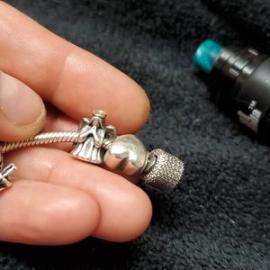 Pandora charms and bracelet